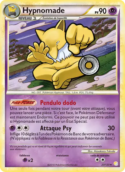 Image de la carte Pokemon Hypnomade 23/123