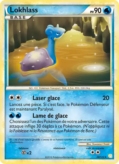 Image de la carte Pokemon Lokhlass 24/123