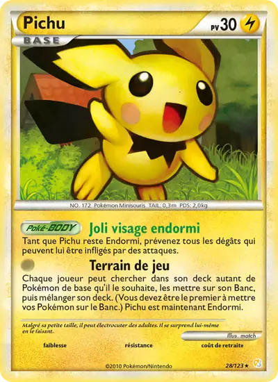 Image de la carte Pokemon Pichu 28/123