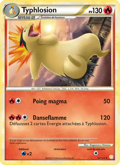 Image de la carte Pokemon Typhlosion 32/123