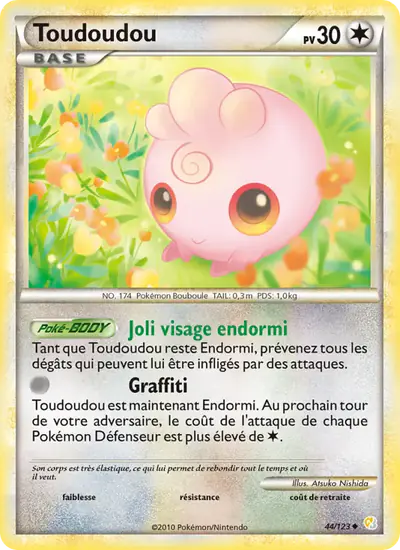 Image de la carte Pokemon Toudoudou 44/123
