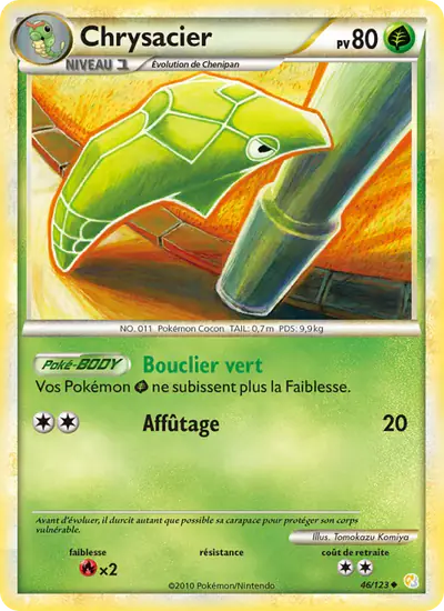 Image de la carte Pokemon Chrysacier 46/123