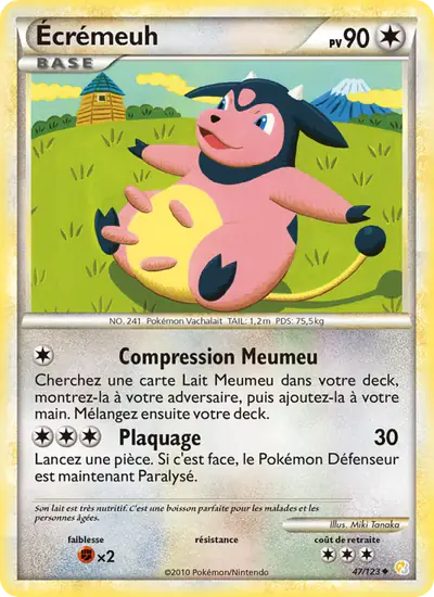 Image de la carte Pokemon Écrémeuh 47/123