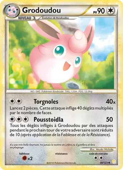 Image de la carte Pokemon Grodoudou 56/123