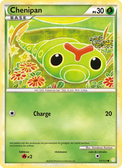 Image de la carte Pokemon Chenipan 57/123