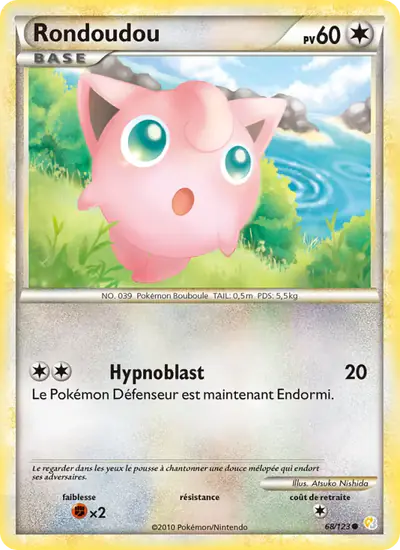 Image de la carte Pokemon Rondoudou 68/123