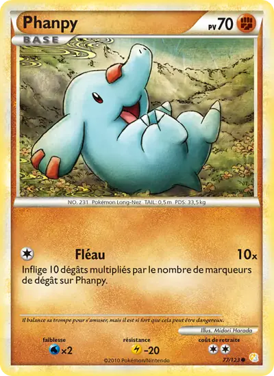 Image de la carte Pokemon Phanpy 77/123