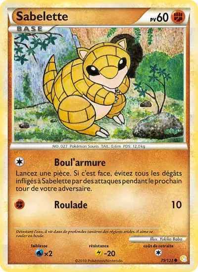 Image de la carte Pokemon Sabelette 79/123