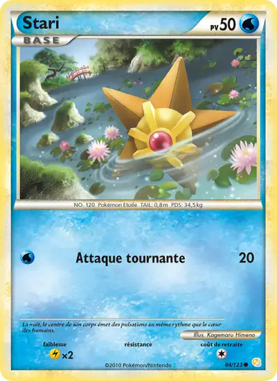 Image de la carte Pokemon Stari 84/123