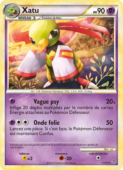 Image de la carte Pokemon Xatu 11/95