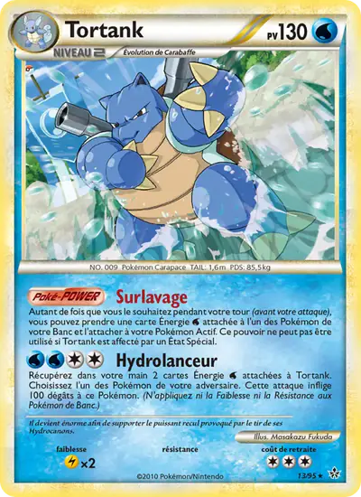 Image de la carte Pokemon Tortank 13/95