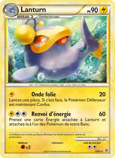 Image de la carte Pokemon Lanturn 18/95