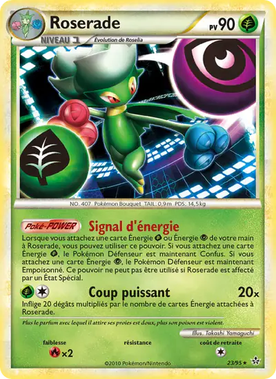 Image de la carte Pokemon Roserade 23/95
