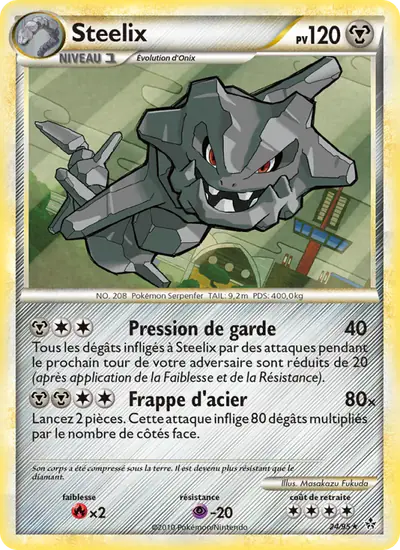 Image de la carte Pokemon Steelix 24/95