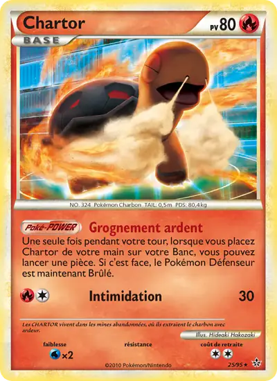 Image de la carte Pokemon Chartor 25/95