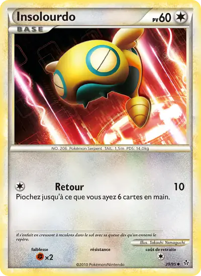 Image de la carte Pokemon Insolourdo 29/95