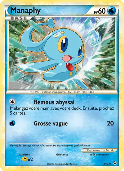 Image de la carte Pokemon Manaphy 3/95