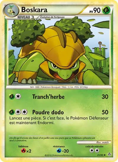 Image de la carte Pokemon Boskara 31/95