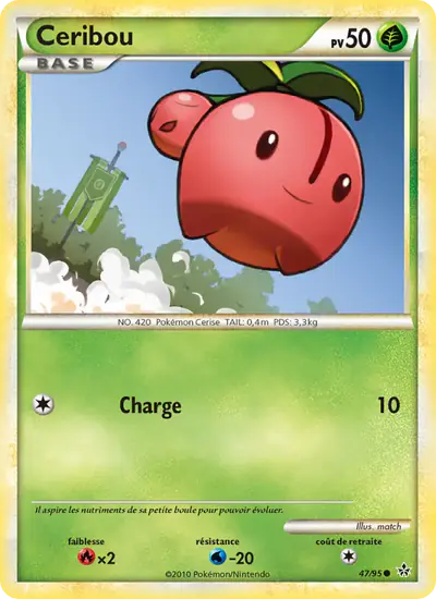 Image de la carte Pokemon Ceribou 47/95