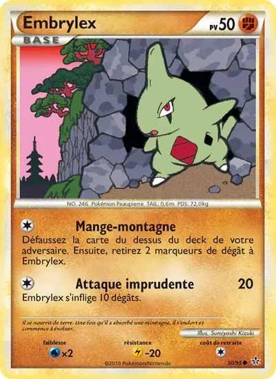 Image de la carte Pokemon Embrylex 50/95