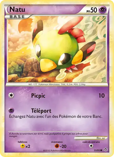 Image de la carte Pokemon Natu 55/95