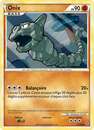 Image de la carte Pokemon Onix 57/95