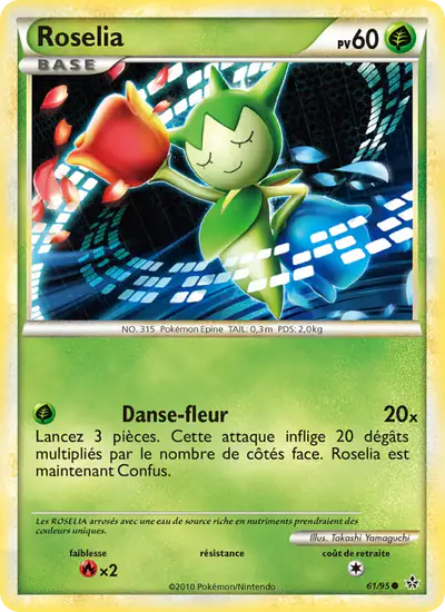 Image de la carte Pokemon Roselia 61/95