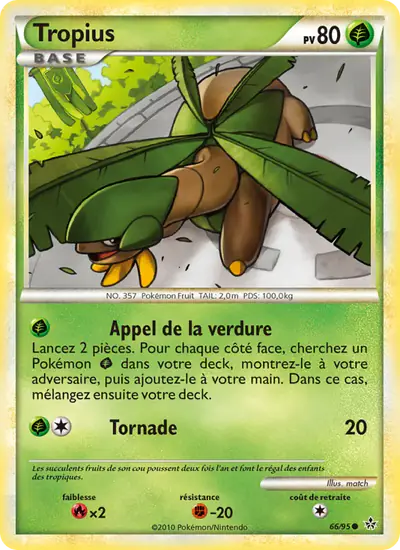 Image de la carte Pokemon Tropius 66/95