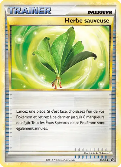 Image de la carte Pokemon Herbe sauveuse 79/95