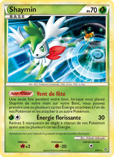 Image de la carte Pokemon Shaymin 8/95