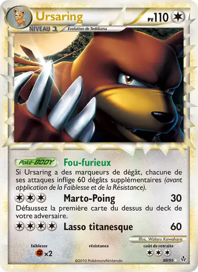 Image de la carte Pokemon Ursaring 89/95
