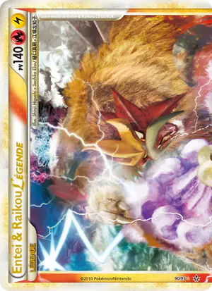 Entei & Raikou L&Eacute;GENDE 90/95