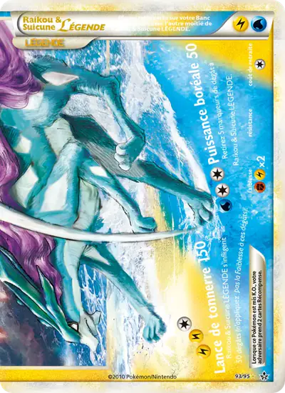 Image de la carte Pokemon Raikou & Suicune LÉGENDE 93/95