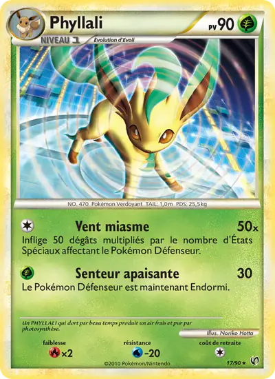 Image de la carte Pokemon Phyllali 17/90