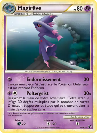 Image de la carte Pokemon Magireve 19/90