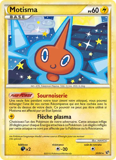Image de la carte Pokemon Motisma 20/90