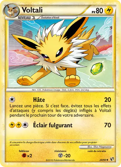 Image de la carte Pokemon Voltali 28/90