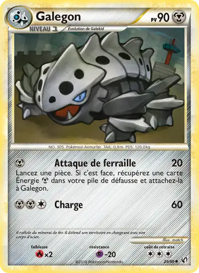 Image de la carte Pokemon Galegon 29/90