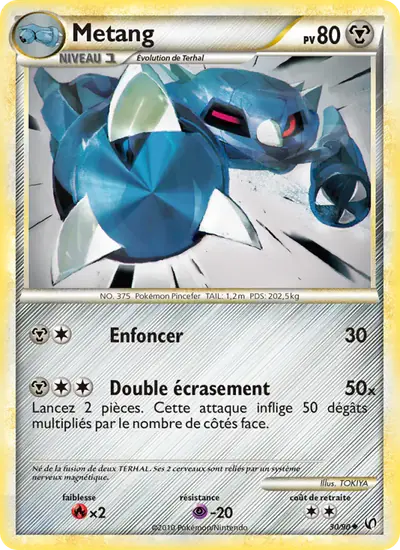 Image de la carte Pokemon Métang 30/90
