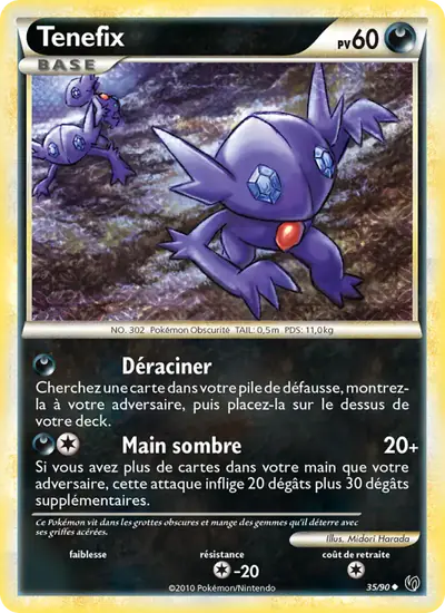 Image de la carte Pokemon Tenefix 35/90