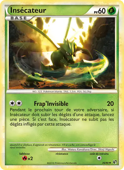 Image de la carte Pokemon Insecateur 36/90