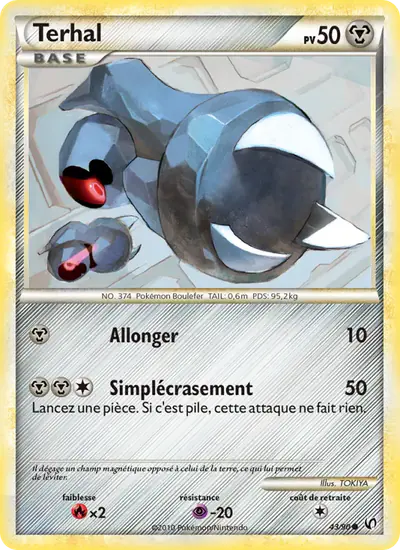 Image de la carte Pokemon Terhal 43/90