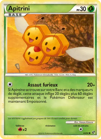 Image de la carte Pokemon Apitrini 44/90
