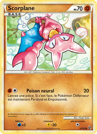 Image de la carte Pokemon Scorplane 49/90