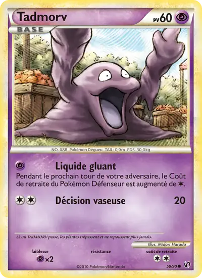 Image de la carte Pokemon Tadmorv 50/90