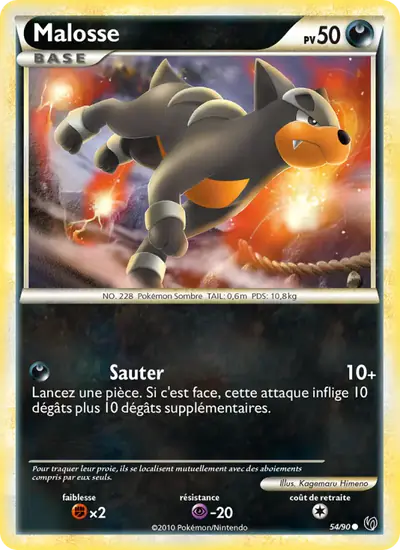 Image de la carte Pokemon Malosse 54/90