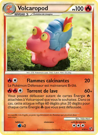 Image de la carte Pokemon Volcaropod 6/90