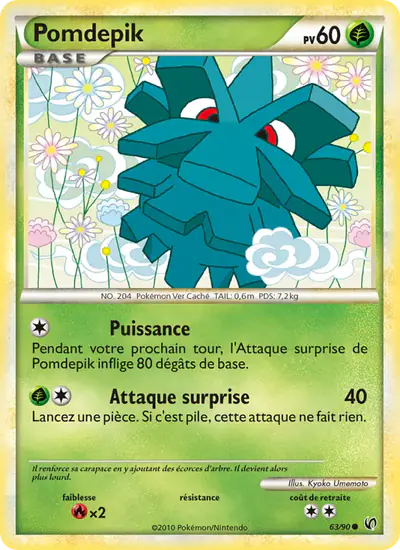 Image de la carte Pokemon Pomdepik 63/90