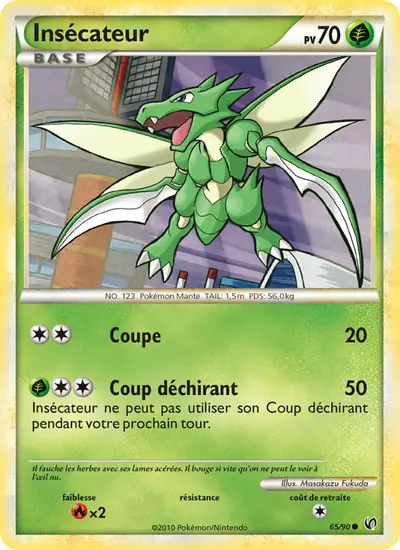Image de la carte Pokemon Insecateur 65/90