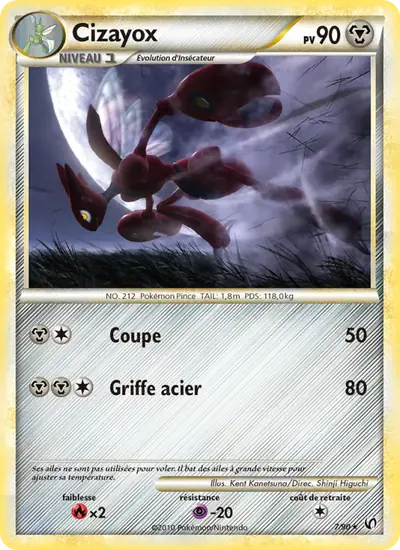 Image de la carte Pokemon Cizayox 7/90